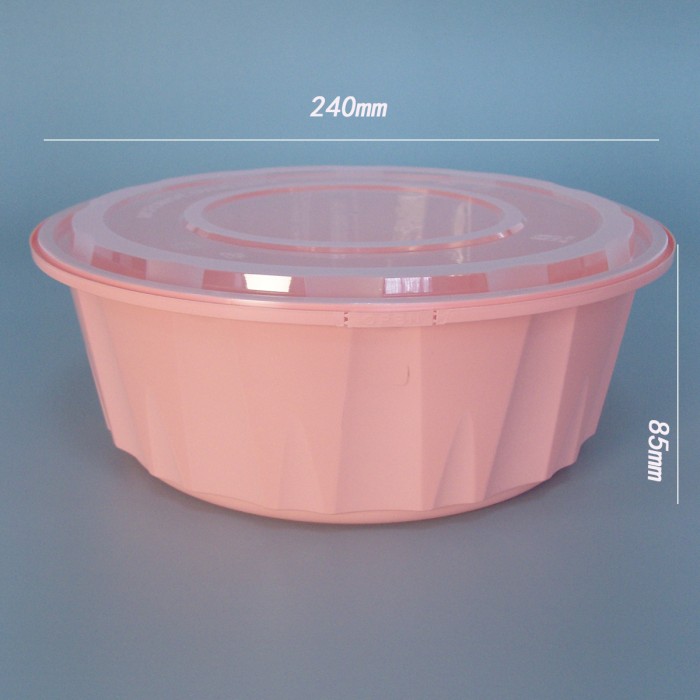 PP bucket-style tamper-evident food container